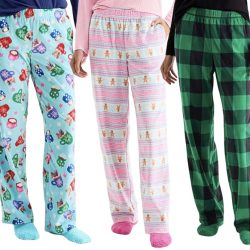 Sleep Chic Womens Fleece Pajama Pants
